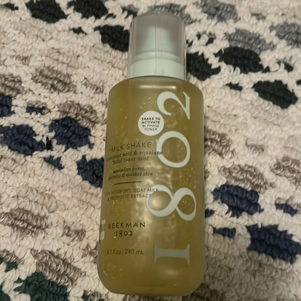 Beekman 1802 Milk Shake Hyaluronic Acid & Squalane Facial Toner Mist -NEW w/seal